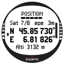 SUUNTO X10 - Position - 1