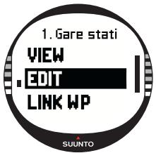SUUNTO X10 - Editing waypoints - 1