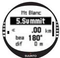 SUUNTO X10 - Navigation methods and - 20