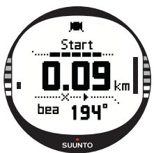 SUUNTO X10 - Choosing the navigation method - 3