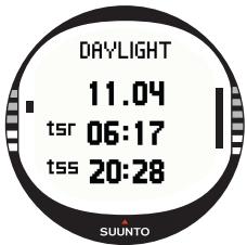 SUUNTO X10 - Alti/Baro data display - 2