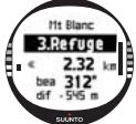 SUUNTO X10 - Navigation methods and - 14