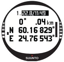 SUUNTO X10 - Creating a new route - 3