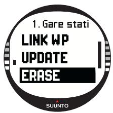 SUUNTO X10 - Erasing a route - 2