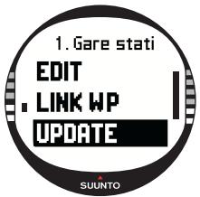 SUUNTO X10 - Updating the waypoint location - 1