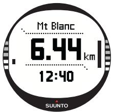 SUUNTO X10 - Shortcuts: - 1