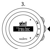 SUUNTO M4 - To take the test: - 3
