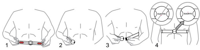 SUUNTO M4 - PUTTING ON HR BELT - 1