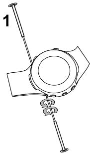 SUUNTO T3D - Changing straps - 1