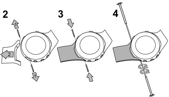 SUUNTO T4D - Changing straps - 2