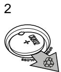SUUNTO T6D - Replacing wristop battery - 2