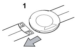 SUUNTO T6D - Replacing belt battery - 1