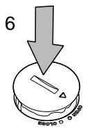 SUUNTO T6D - Replacing wristop battery - 6