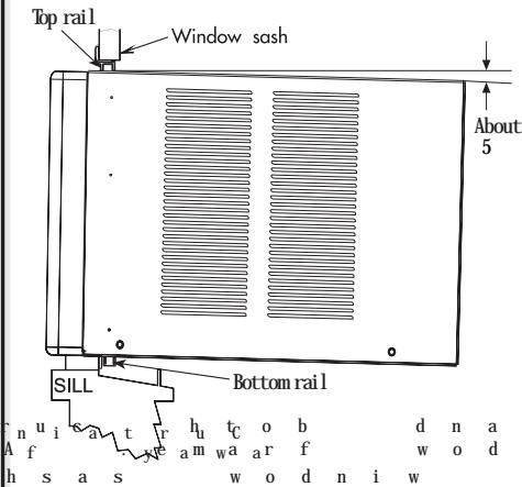HAIER HWR10XC5 - PREPARE WINDOW FOR INSTALLATION - 4