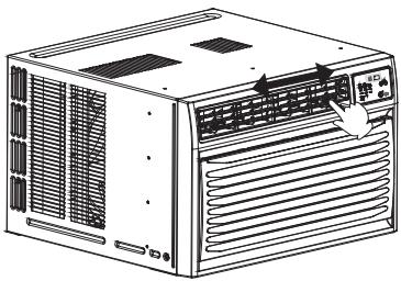 HAIER HWR12XC5 - Adjusting the Air Flow Direction - 1