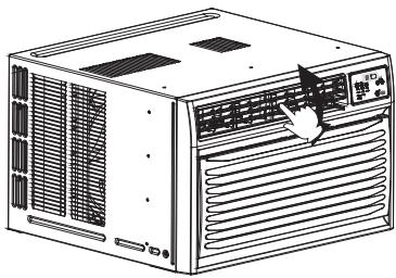 HAIER HWR12XC5 - Adjusting the Air Flow Direction - 2