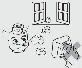 HAIER CFE633CW - If coal gas or other inflammable gas is leaking in the vicinity of the refrigerator - 1