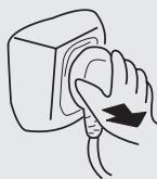 HAIER CFL633CB - Unplug the refrigerator for the following reasons: - 1