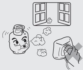 HAIER CFL633CS - If coal gas or other inflammable gas is leaking in the vicinity of the refrigerator - 1