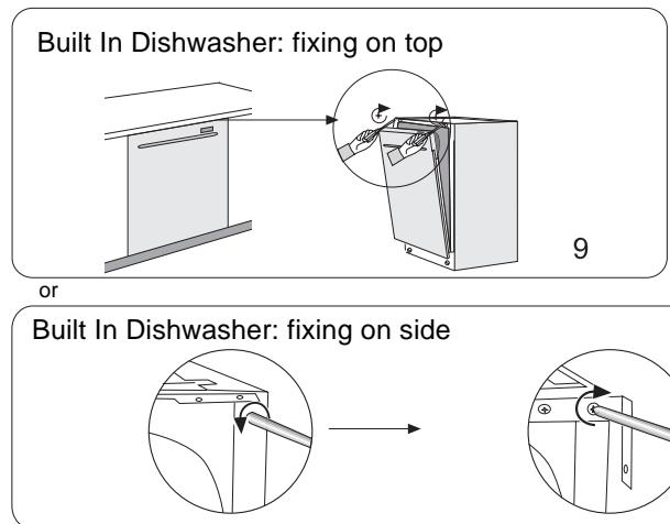 HAIER DW12-CBE6 IS - How to remove the top of your dishwasher - 9