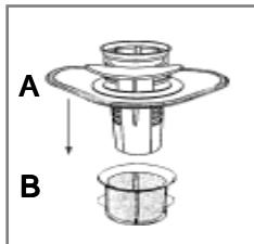 HAIER DW12-CBE6 IS - Limpar os braços aspersores - 2
