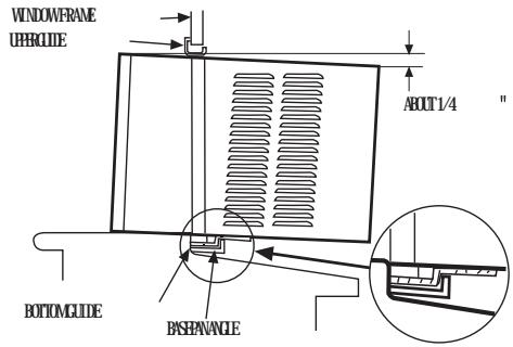 HAIER ESA3055 - INSTALL THE AIR CONDITIONER IN THE WINDOW - 1