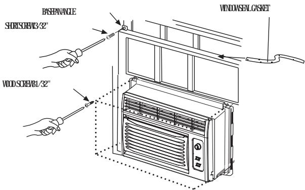 HAIER ESA3055 - INSTALL THE SEAL GASKET AND SASH LOCK - 1