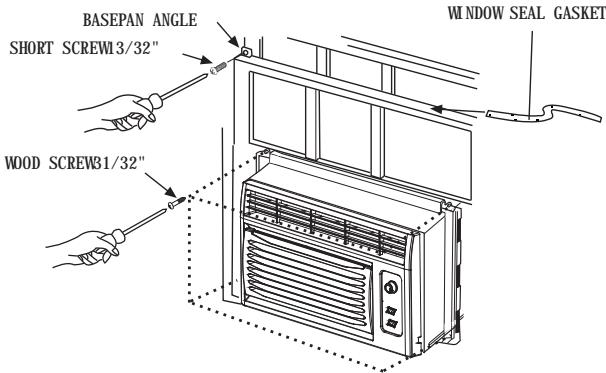 HAIER ESAM055 - INSTALL THE SEAL GASKET AND SASH LOCK - 1