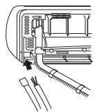 HAIER HSU-12HEK03-R2 - When connecting the cable before installing the indoor unit - 1