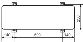 HAIER HSU-12HEK03-R2 - Drawing for the installation of indoor and outdoor units - 2