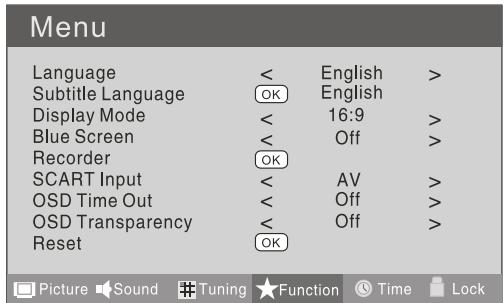HAIER LED40T3 - SCART input (entrée péritel) - 1