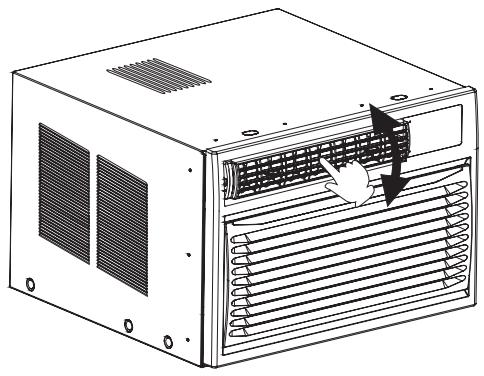 HAIER ESA3156 - Adjusting the Air Flow Direction - 2