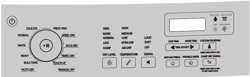 HAIER HDG 5300 AW - MANUAL DRY CYCLE - 1