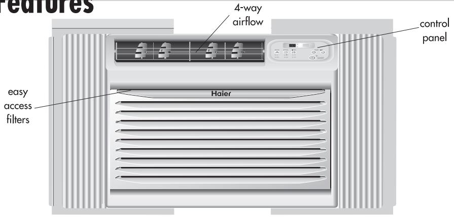 HAIER HWR08XC5 - Features - 1