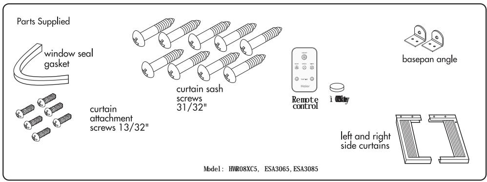 HAIER HWR08XC5 - Parts - 1