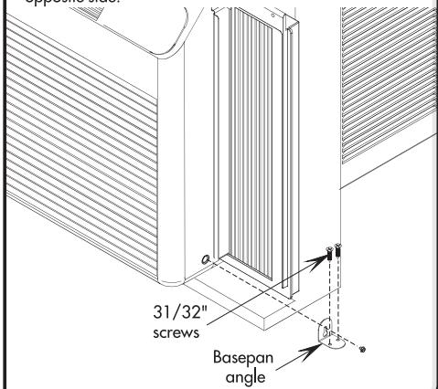 HAIER HWR08XC5 - INSTALL BASEPAN ANGLE - 1