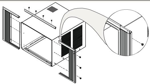HAIER HWR18VC5 - ASSEMBLE CURTAINS/TOP RAIL - 1