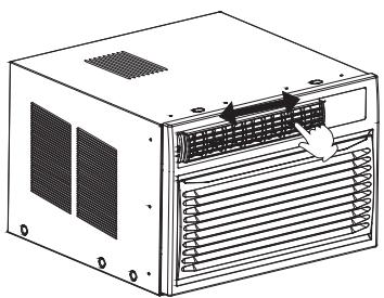 HAIER HWR18VC5 - Adjusting the Air Flow Direction - 1
