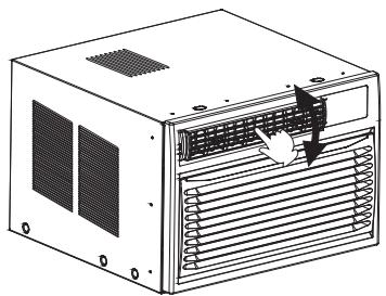 HAIER HWR18VC5 - Adjusting the Air Flow Direction - 2