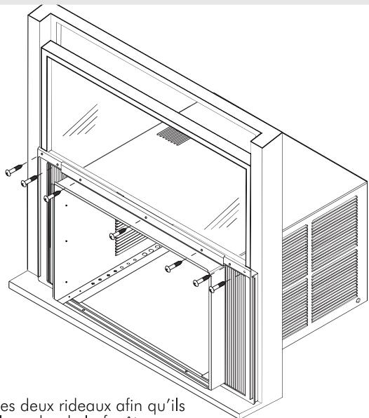 HAIER HWR24VC5 - Installer l'habillage externe dans la fenêtre - 2