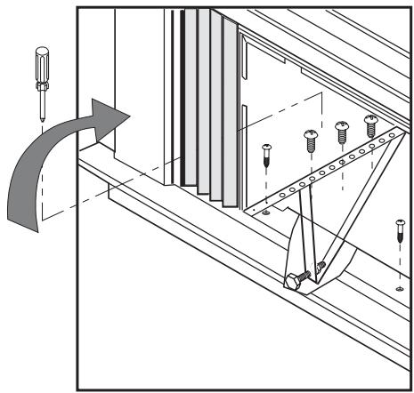 HAIER HWR24VC5 - Installer l'habillage externe dans la fenêtre - 3