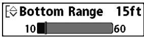 HUMMINBIRD 141C - To turn on Bottom Lock: - 1