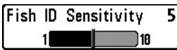 HUMMINBIRD 141C - To turn Fish ID+ on or off: - 1