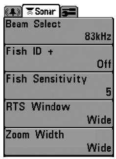 HUMMINBIRD 141C - The Menu System - 4