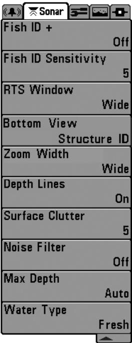 HUMMINBIRD 141C - To adjust the Bottom Range: - 1