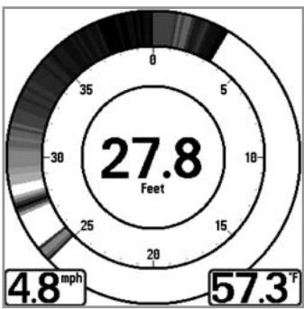 HUMMINBIRD 141C - Circular Flasher View - 1