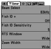 HUMMINBIRD 383C - The Menu System - 3