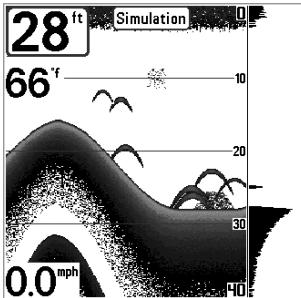 HUMMINBIRD 383C - Normal Operation - 1