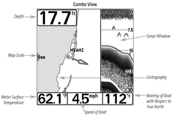 HUMMINBIRD 383C - Combo View - 1