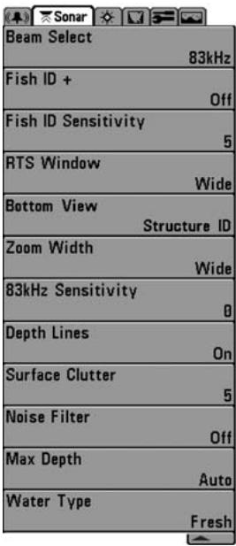 HUMMINBIRD 383C - The Waypoint Submenu contains the following menu choices: - 1